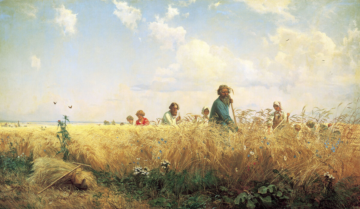 «Страдная пора. Косцы» 1881 г. ГРМ
