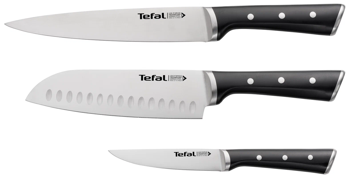 Набор ножей Tefal Ice Force K232S374, 3 предмета