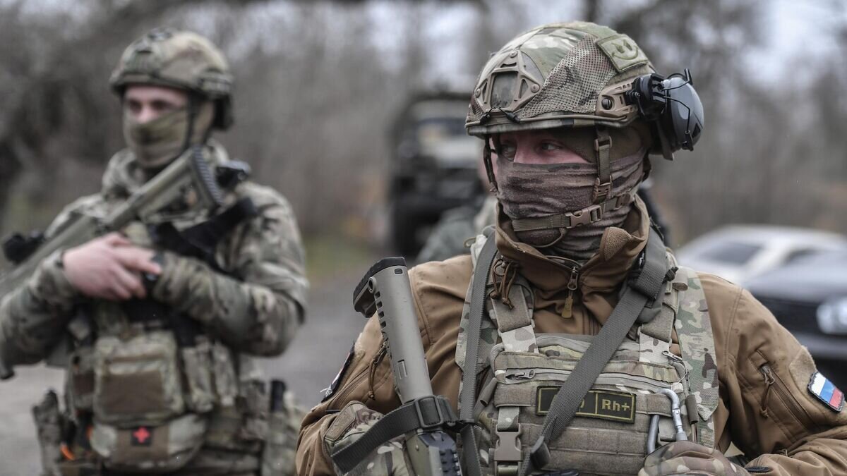    Военнослужащие добровольческого батальона имени Судоплатова в Запорожской области© РИА Новости / Константин Михальчевский