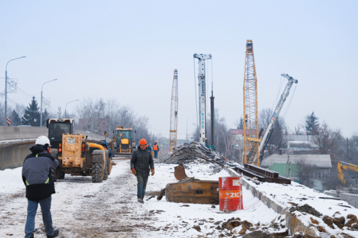    В Туле работы на Московском путепроводе закончат в декабре