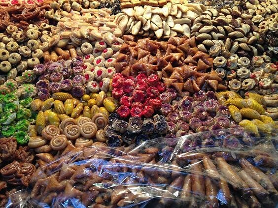 Марокканское печенье гхуриба