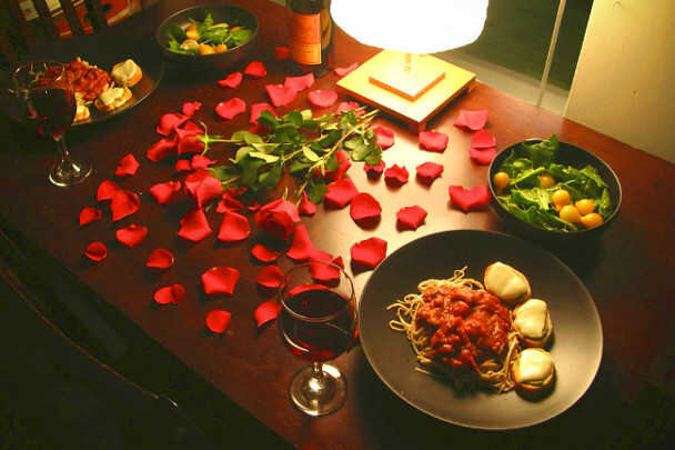 Реальная любовь. Романтический ужин дома