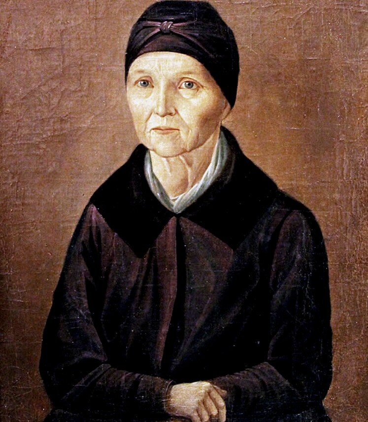Арина Родионовна. Портрет работы неизвестного художника