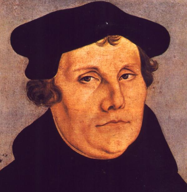 Портрет Мартина Лютера , написанный неизвестным живописцем 