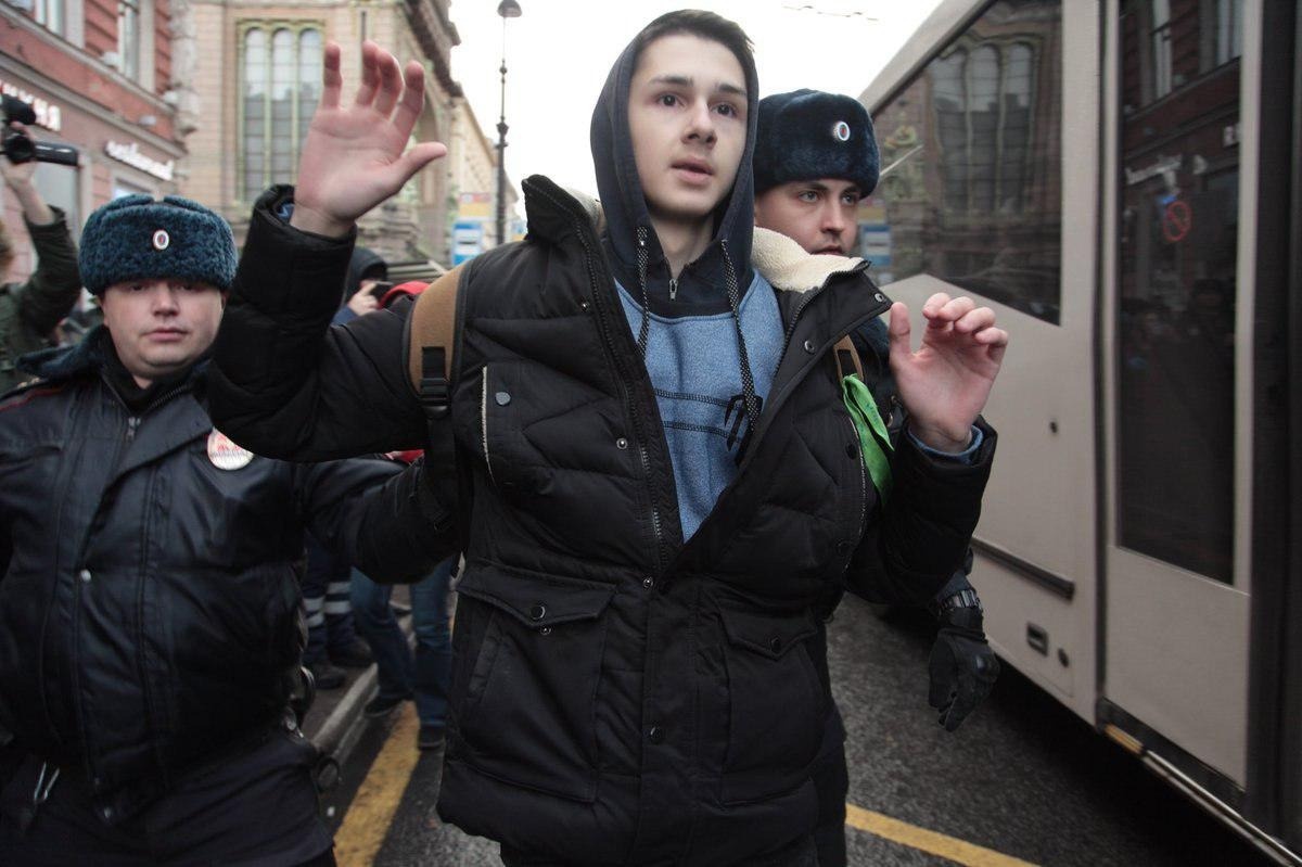 Задержание Дмитрия 28 октября.