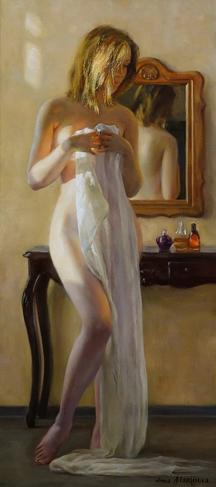 Маринова А.И., «Солнечное утро», 2014, холст, масло,  40 x 90 cм