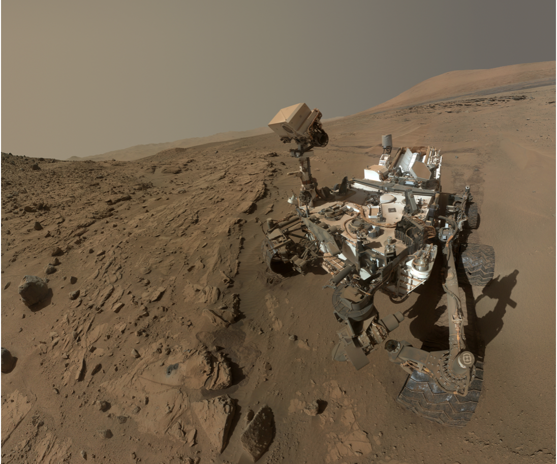 Самый тяжелый земной объект на Марсе - Curiosity ©NASA