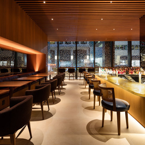 Four Seasons Restaurant, New York, NY. Isay Weinfeld. Photo by Fernando Guerra, John Muggenborg  