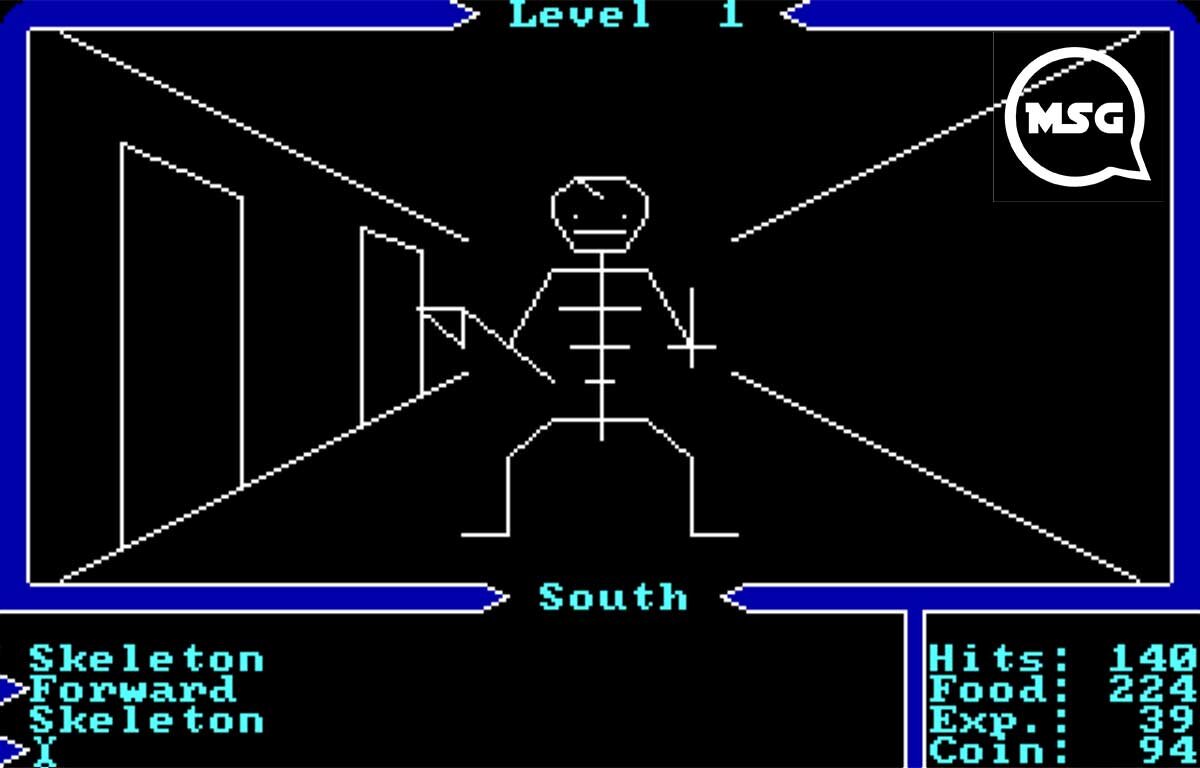 Игровой процесс "Ultima"  в подземельях