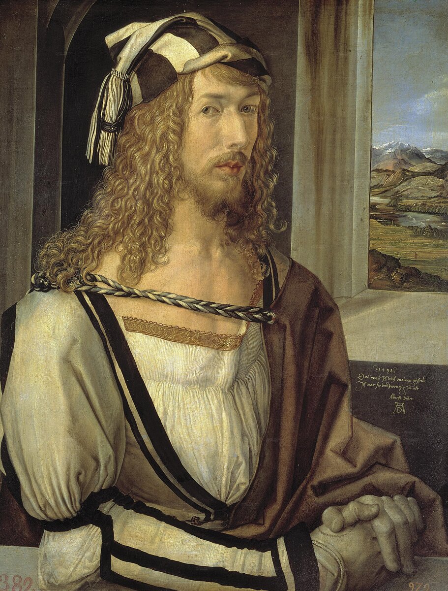 Альбрехт Дюрер. "Автопортрет" 1498 г.