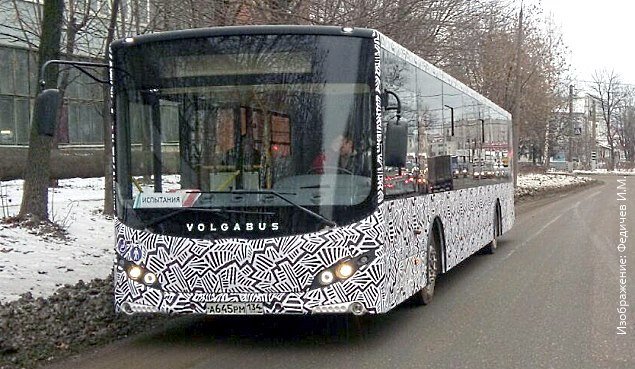 Испытания электробуса Volgabus на улицах Владимира