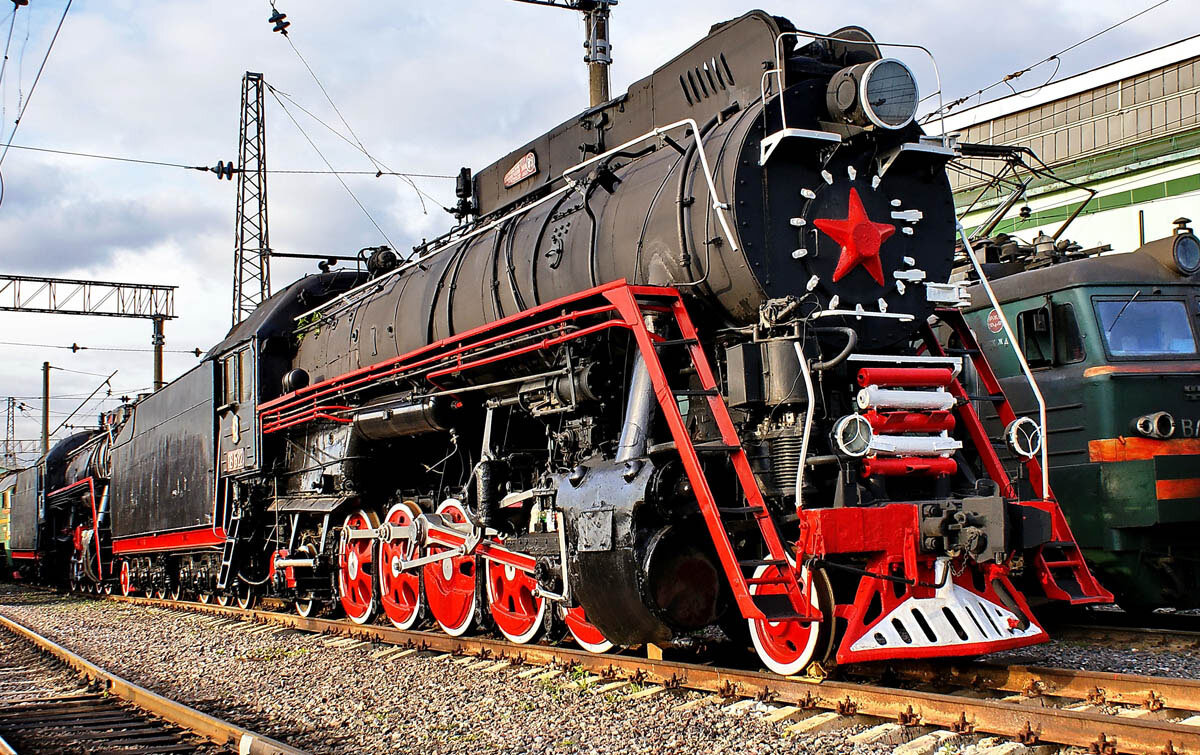 Товарный паровоз серии ЛВ обладал одним из самых высоких КПД равным 9,27%. Фото из открытых источников в сети