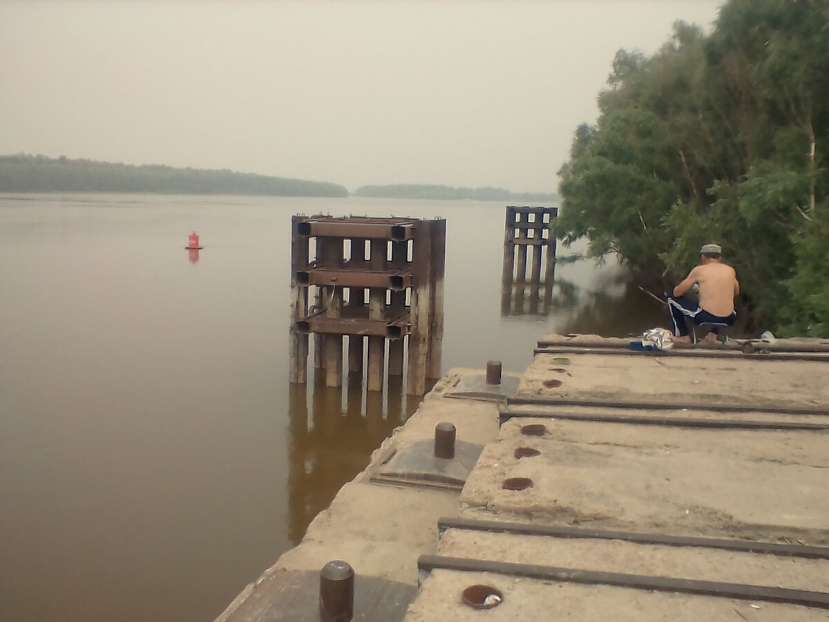 Сейчас это хорошее место для рыбаков