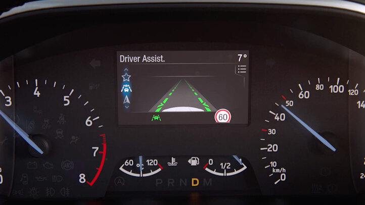 Система помощи водителю Road Edge Detection от компании Ford поможет избежать выезда за границы дорожного полотна в случае отсутствия на нем разметки