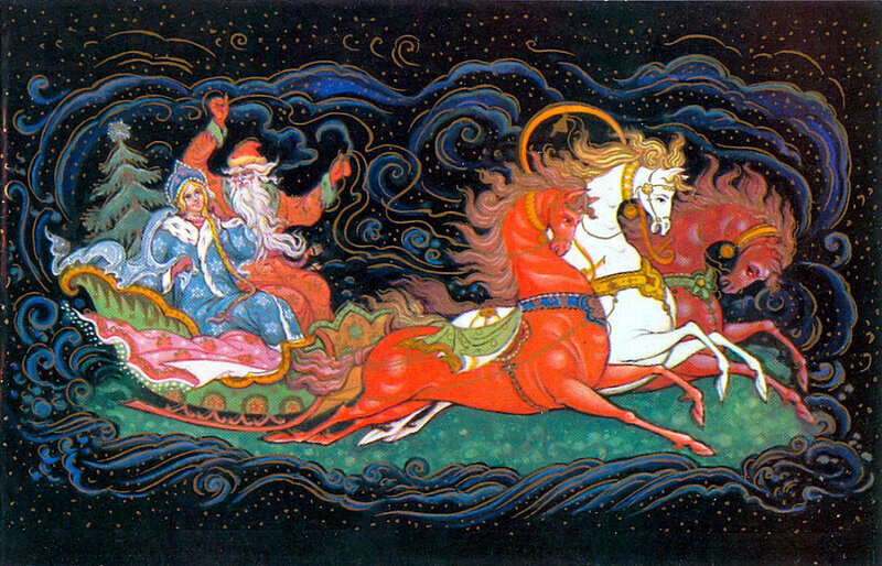 Открытка новогодняя. Художник: Константин Андрианов. Фото: открытые источники.