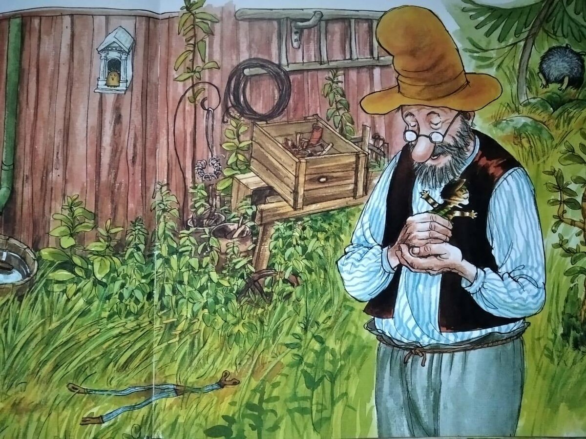 Петсон и финдус рисунки