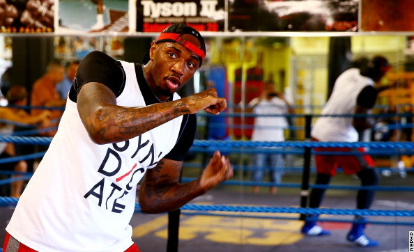 Тренировка более молодого Малика Скотта