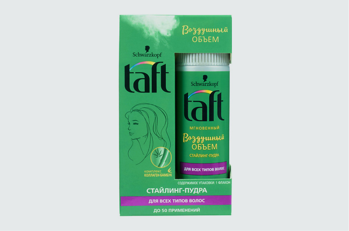 Стайлинг-пудра Taft «Мгновенный объем», Schwarzkopf, 261 р.