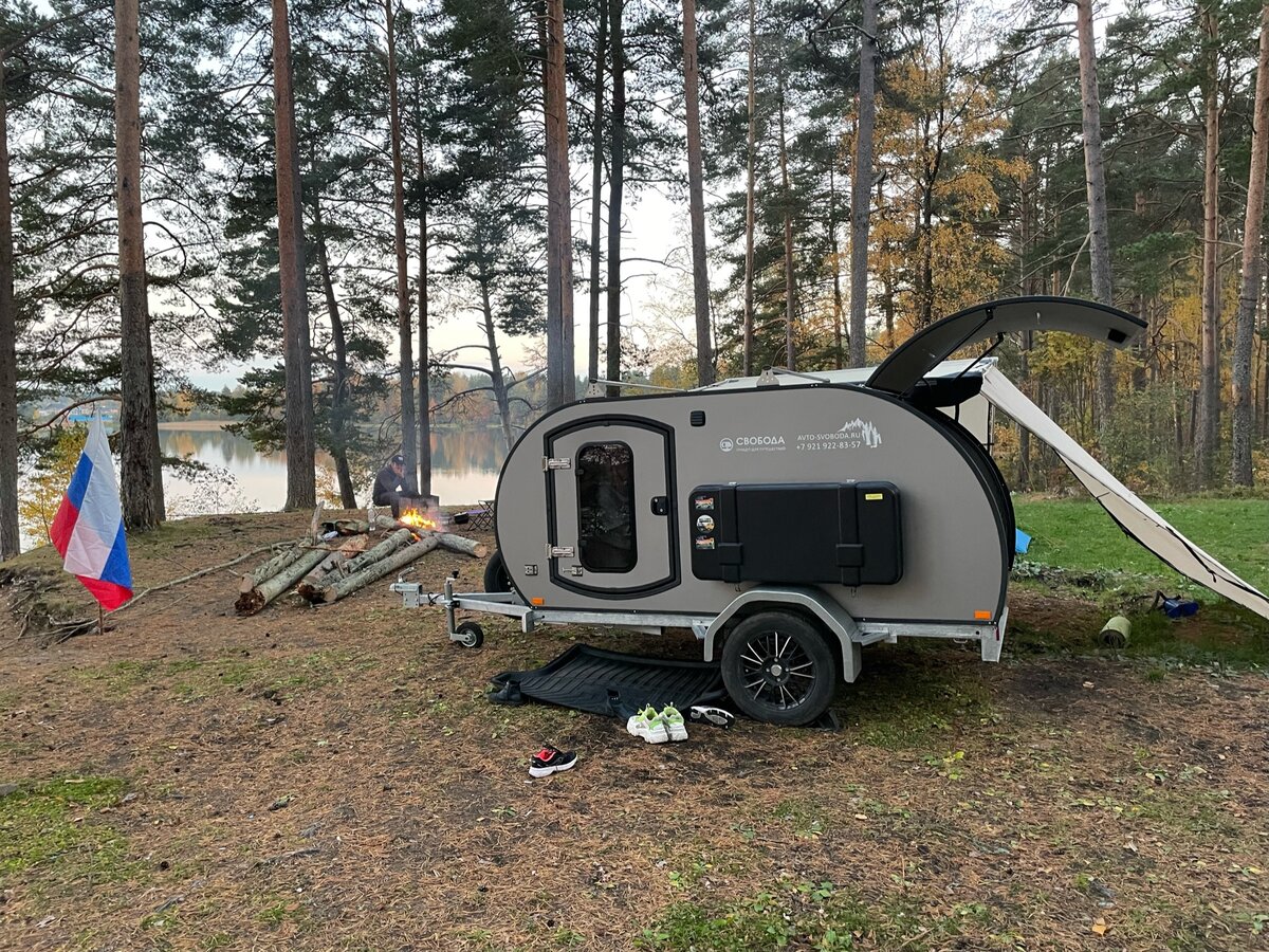 С кемпером «Свобода» рыбачить не только полезно, но ещё и комфортно. 