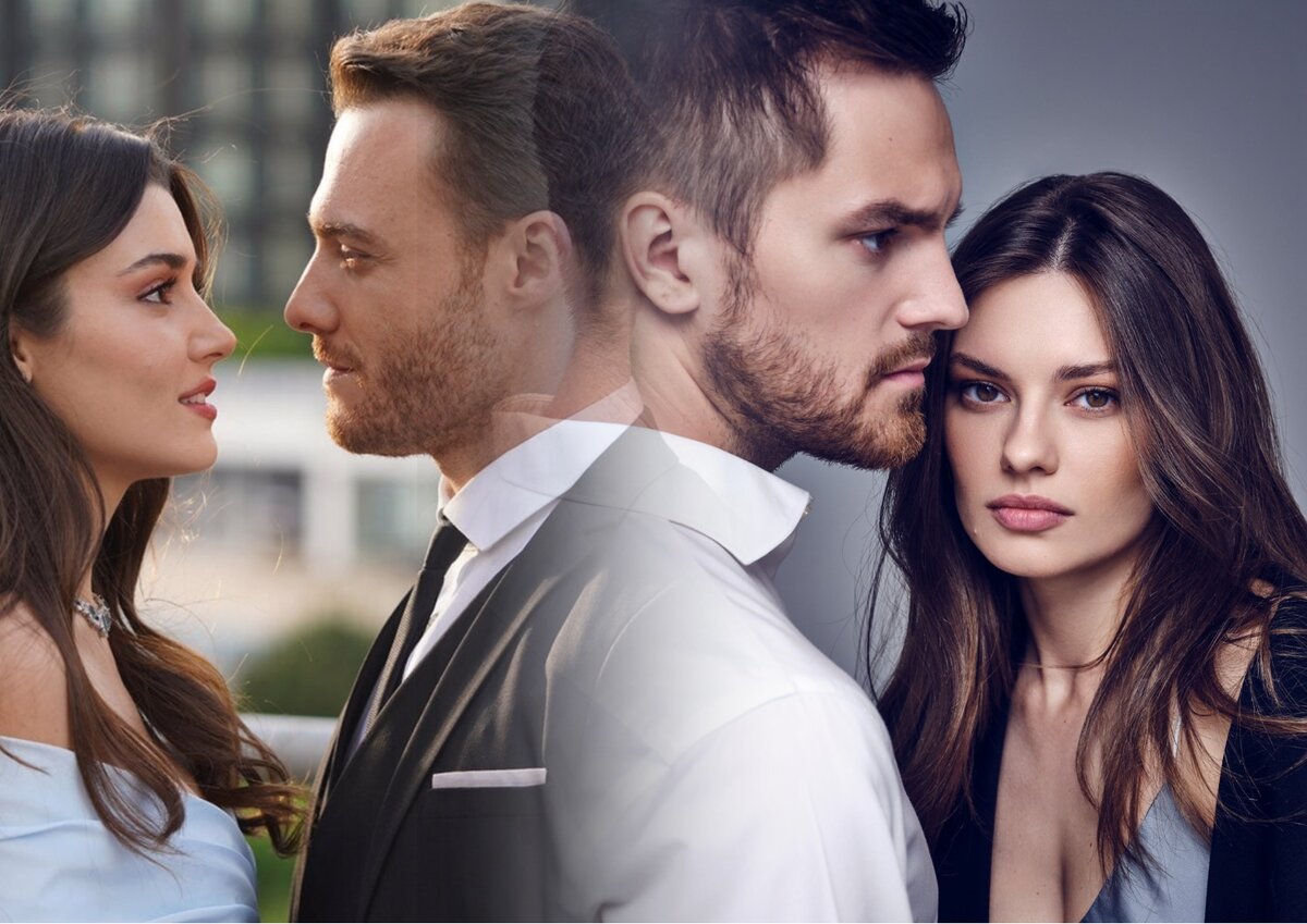 Кадр из сериала "Постучись в мою дверь". Постер к русской адаптации сериала. Главные герои