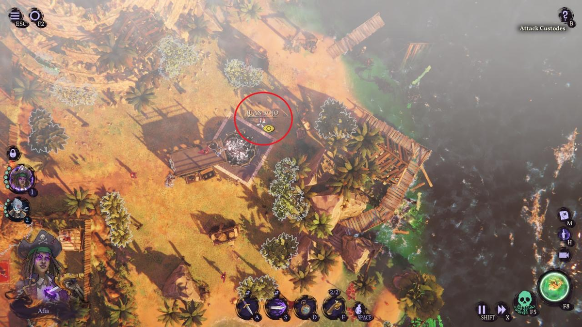 ✅Этот гайд по игре Shadow Gambit: The Cursed Crew поможет вам найти всех разработчиков на разных картах. При игре вам следует нажать «h», чтобы выделить врагов и видеть их имена.-2