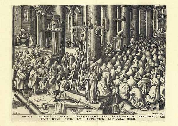 Питер Брейгель Старший. Серия "Добродетели" - ВЕРА. 1557