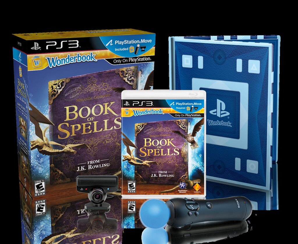 Wonderbook: Book of Spells, котроллер Move и Playstation Eye