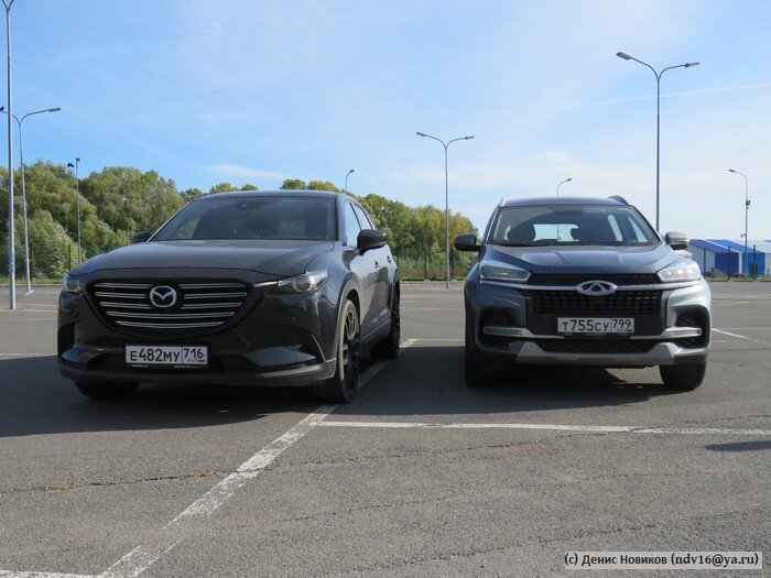 mazda CX-9 vs Chery Tiggo 8