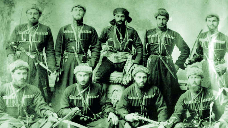 Отряды грузин-мусульман 1909 год.
