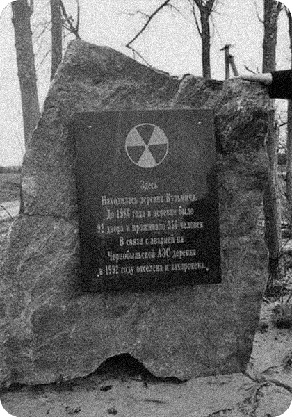 Камень в память об исчезнувшей деревне установили на средства меценатов. Источник фото: группа деревни Кузьмичи в «Одноклассниках»