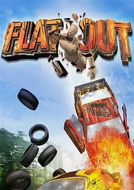 FlatOut - это совершенно безумная гоночная аркада про море адреналина, тучу объектов на одной трассе и чересчур активных водителей. Главный прорыв игры в своем жанре - множество физических объектов на трассе, количество которых может достигать аж 3 тысяч. Второй не менее важной особенностью можно считать очень активного водителя, который при не совсем удачном столкновении вполне может вылететь через лобовое стекло. Все эти безобразия держатся на мощном физическом движке, который обеспечивает продуманную в мелочах физическую модель авто и красивейшие, реалистичные их повреждения. Также замечены великолепная графика и отменный лицензионный саундтрек. 