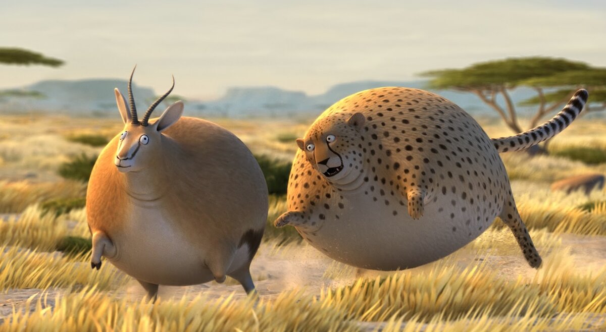 Кадр из мультфильма Rollin' Safari, источник Яндекс. Картинки.