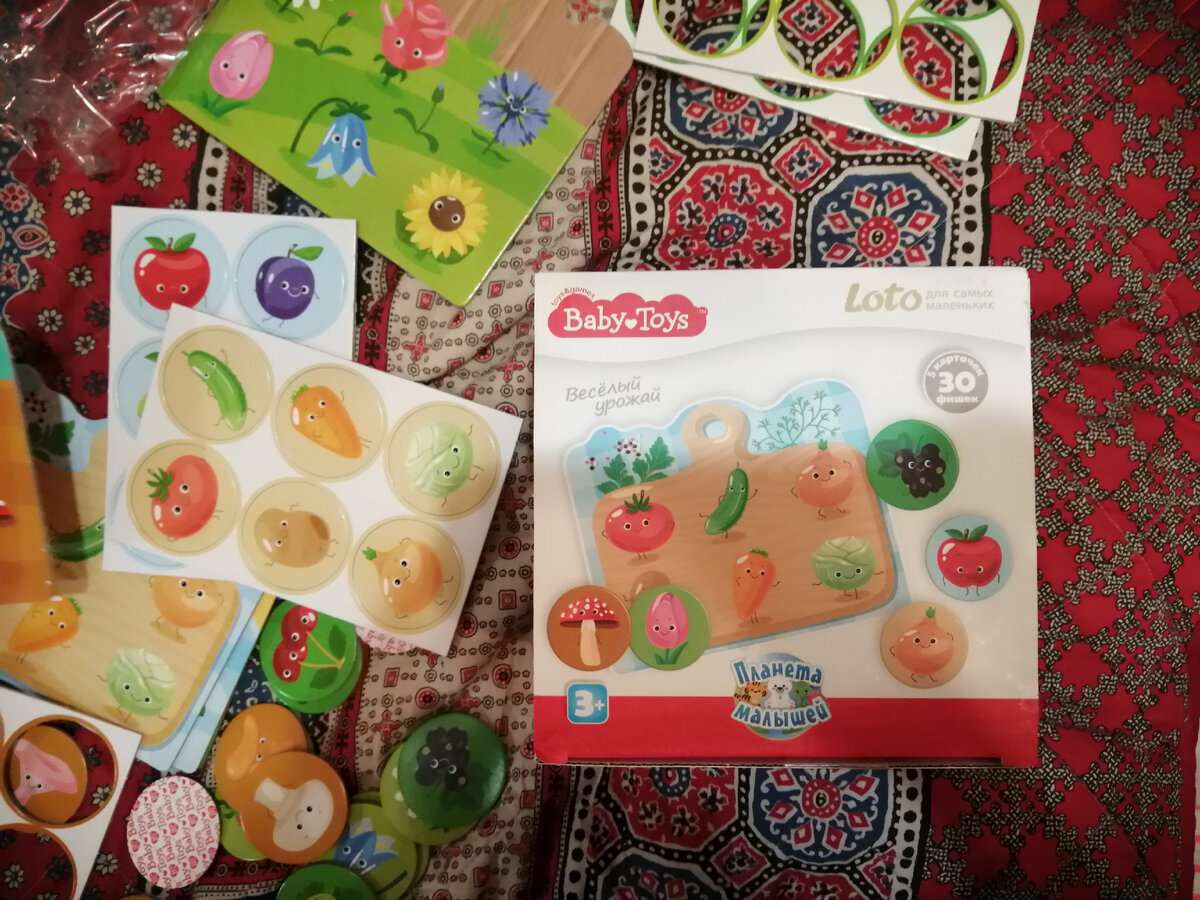 Коробка, поля и карточки. В галерее всё более подробно. 