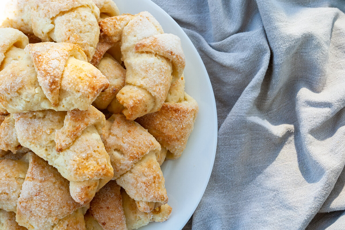 Как приготовить рогалики на маргарине.