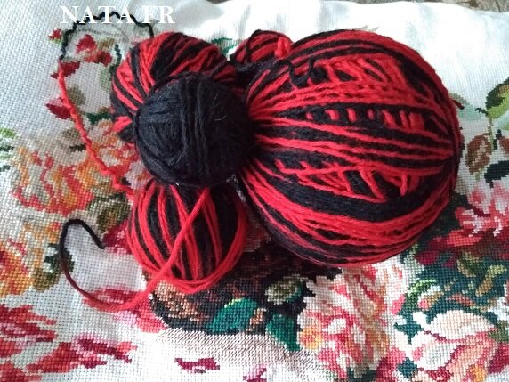 Почти антикварная пряжа из Индии. Личное фото