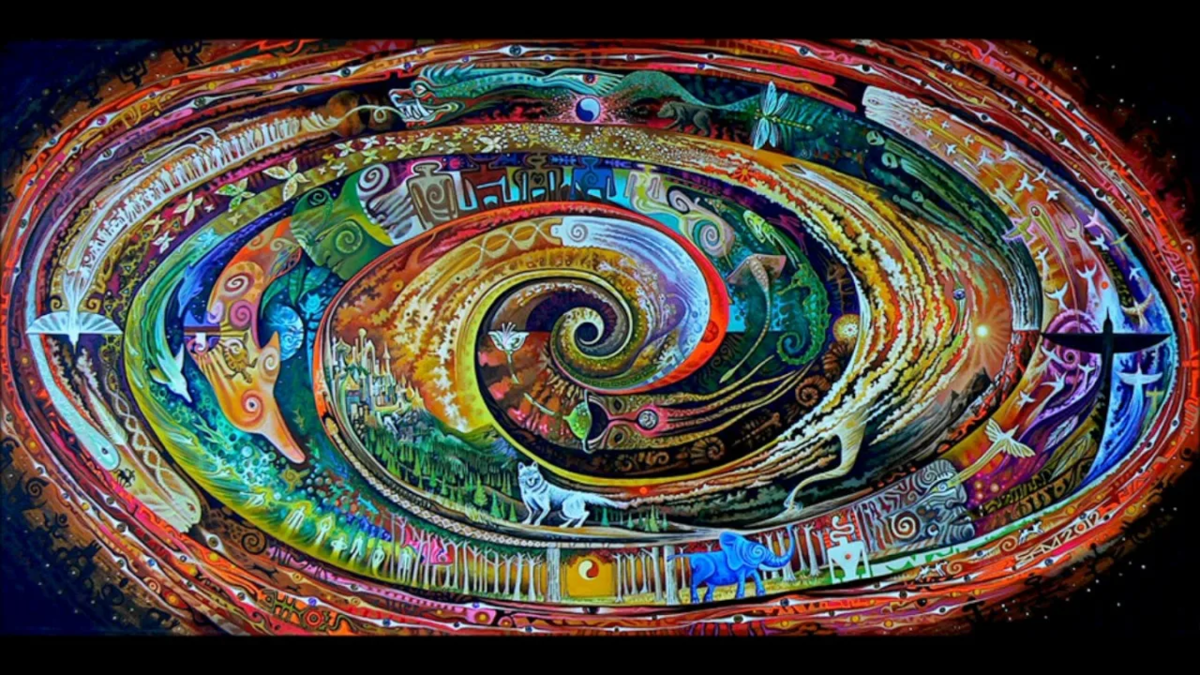 Почему искусства много. Спираль мироздания. Спираль в живописи. Спираль Вселенной. Кармическая спираль.