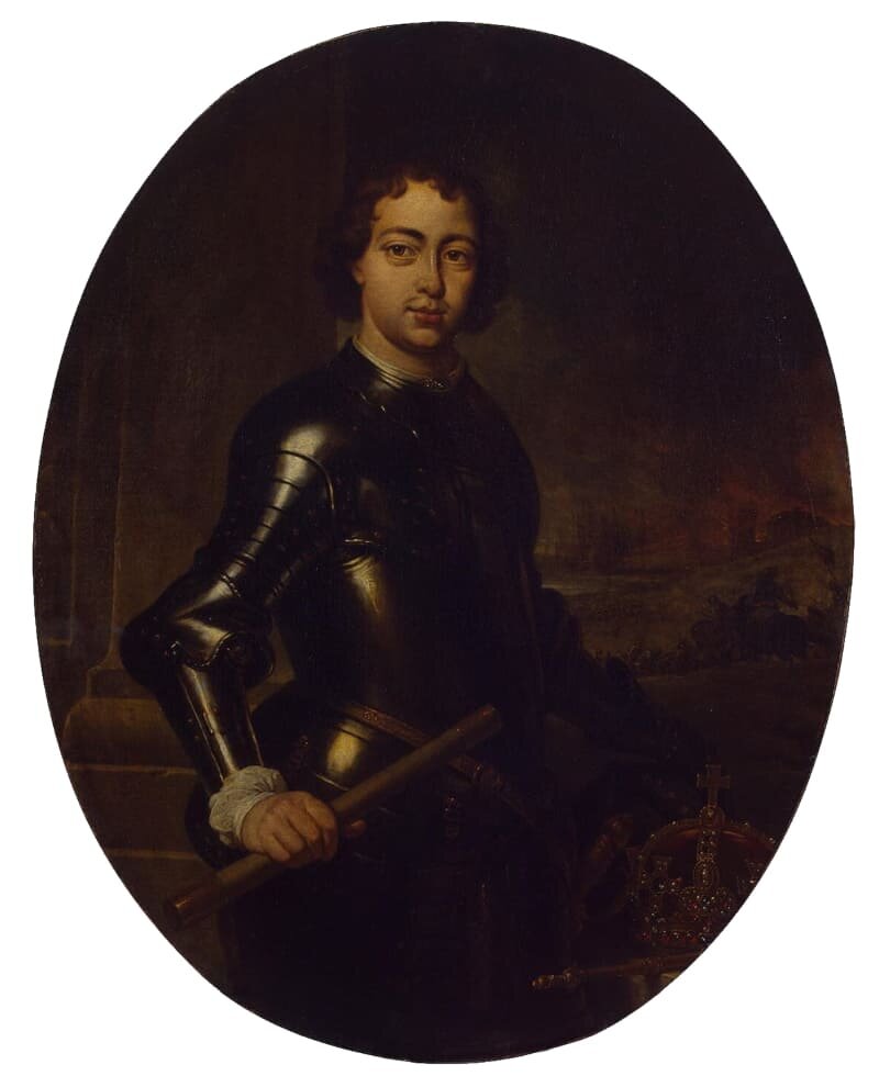 Ян Веникс «Портрет Петра I», хранится в Эрмитаже