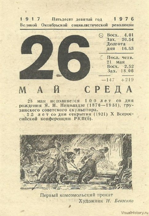 24 декабря 1987 г. (отрывной календарь Для женщин) - VisualHistory.ru - старые о