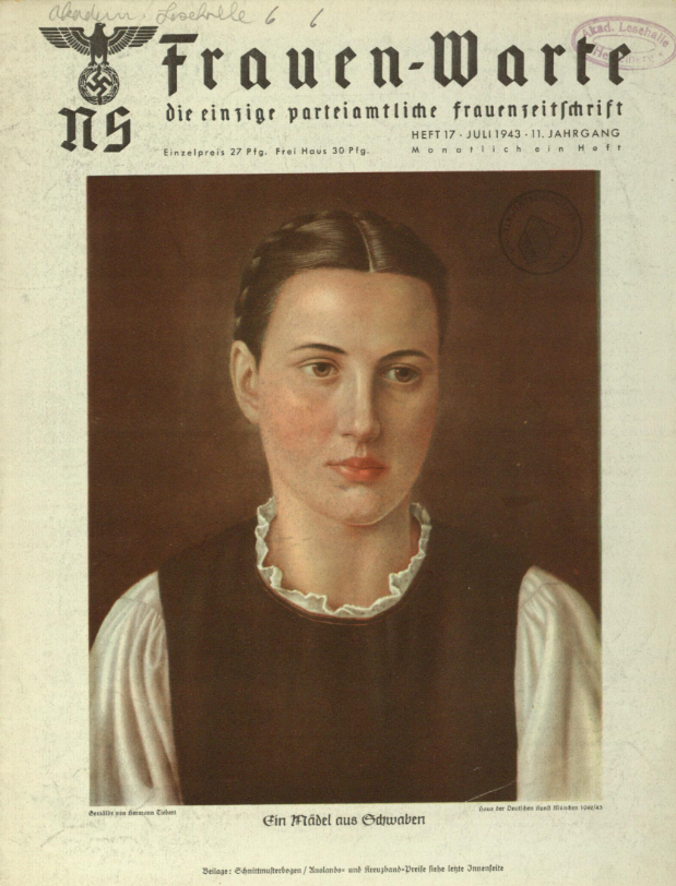 Журнал Frauen Warte, 1943г.