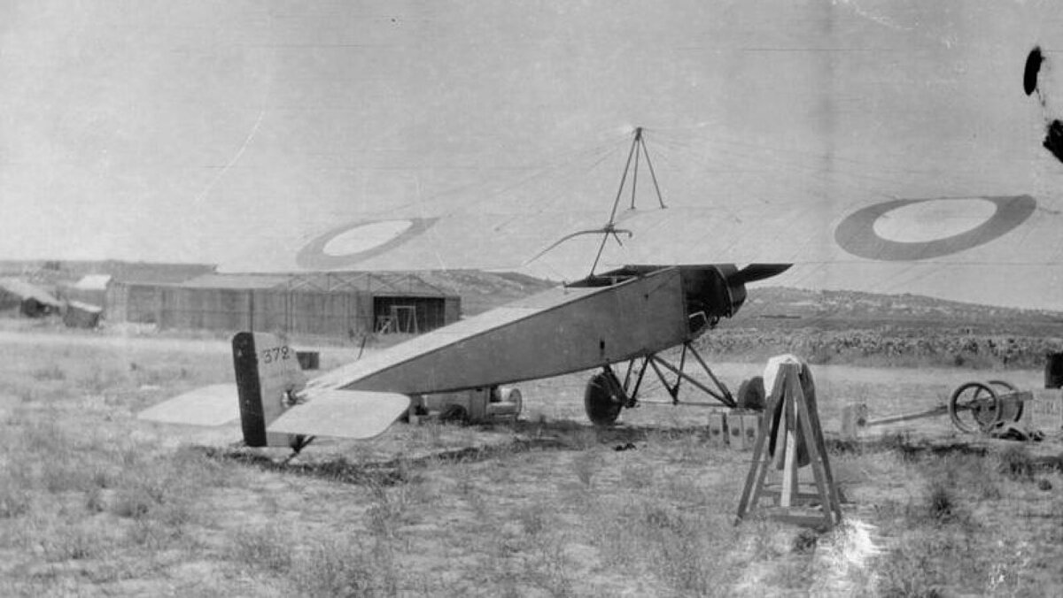 Парасоль Morane-Saulnier Ролана Гарроса