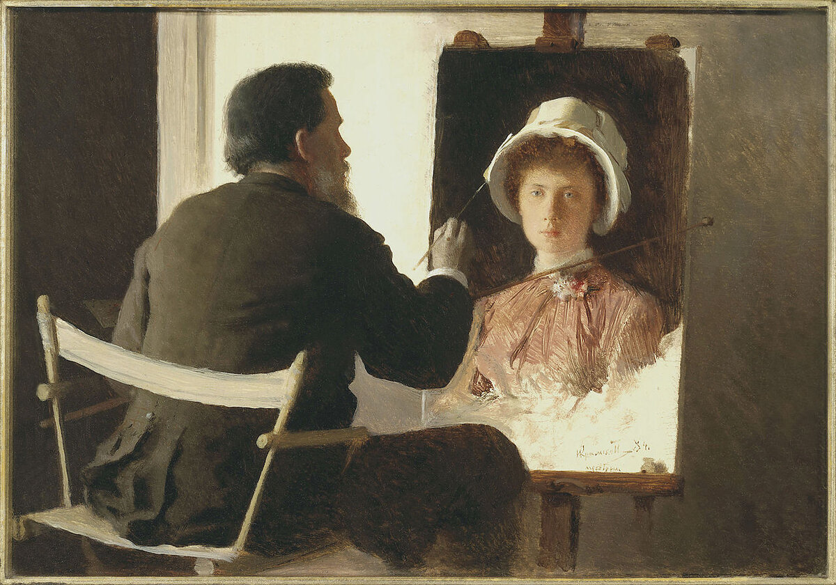 Софья Ивановна Юнкер-Крамская (1867—1933) — русская художница, дочь И. Н. Крамского.