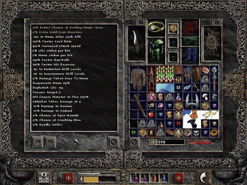 Diablo 2 zy el рецепты