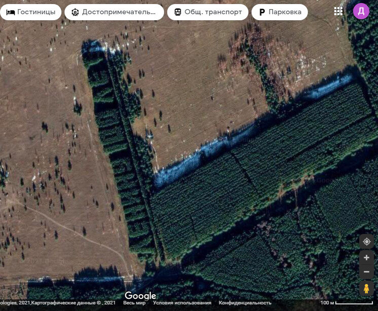 Скан с моего компьютера. Гугл-карты.