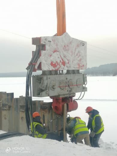 Демонтаж шпунтового ограждения