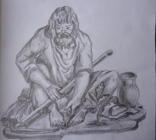 Эскиз памятника П.К. Дорохова. Фото из открытых источников.