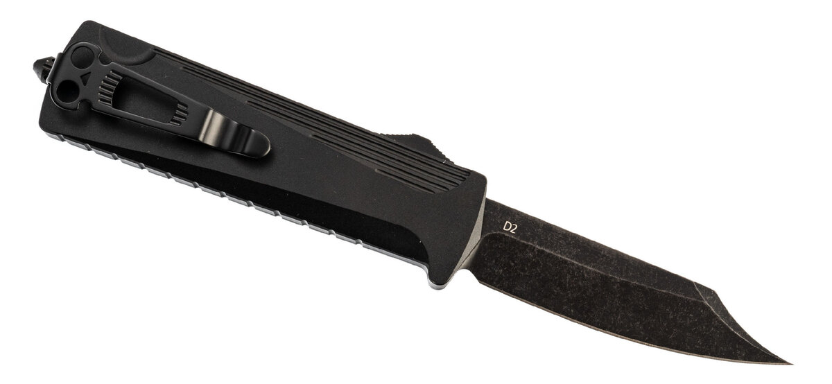Складной нож Daggerr Koschei Bowie AIl Black (Кощей), сталь D2
