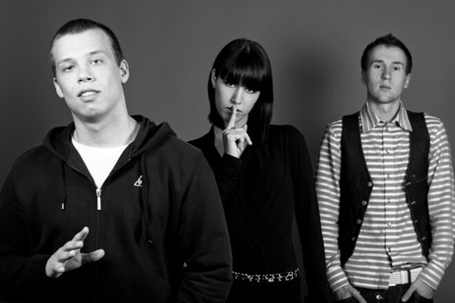 Участники музыкального коллектива "Т9".