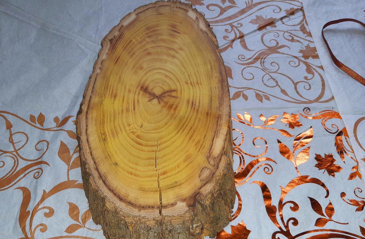 Спил- основа для поделки