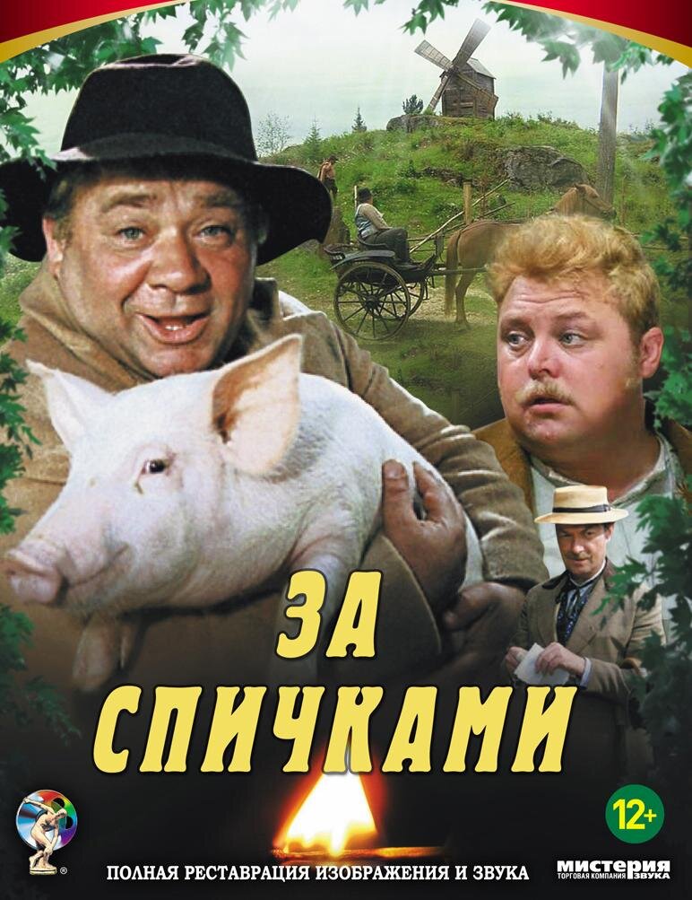 Обложка DVD с фильмом «За спичками».