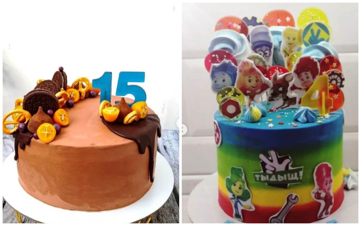 Торты от доброкондитеров для Родиона и Ромочки